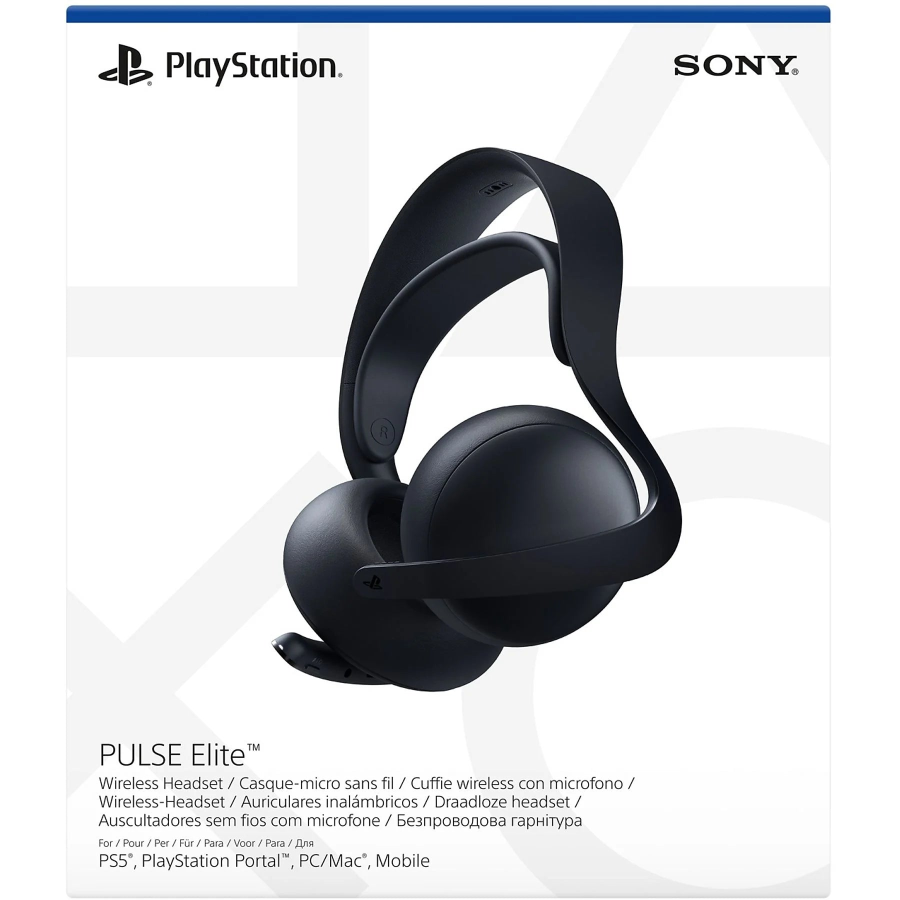SONY PS5 Ακουστικά Pulse Elite με Μικρόφωνο Midnight Black