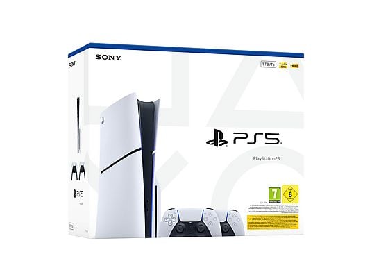 SONY PS5 Disc + 2 DualSense, Λευκό