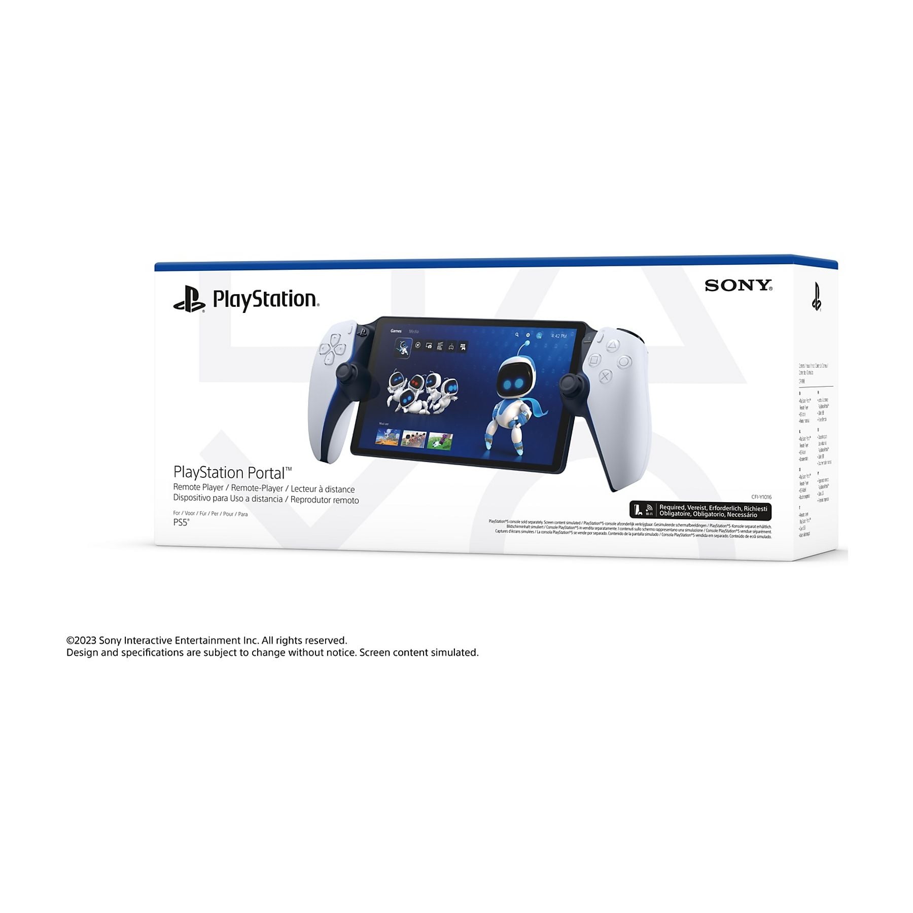 PlayStation Portal Remote Player Midnight White