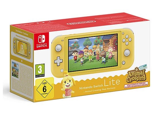 NINTENDO Switch Lite Κίτρινο + Animal Crossing New Horizons