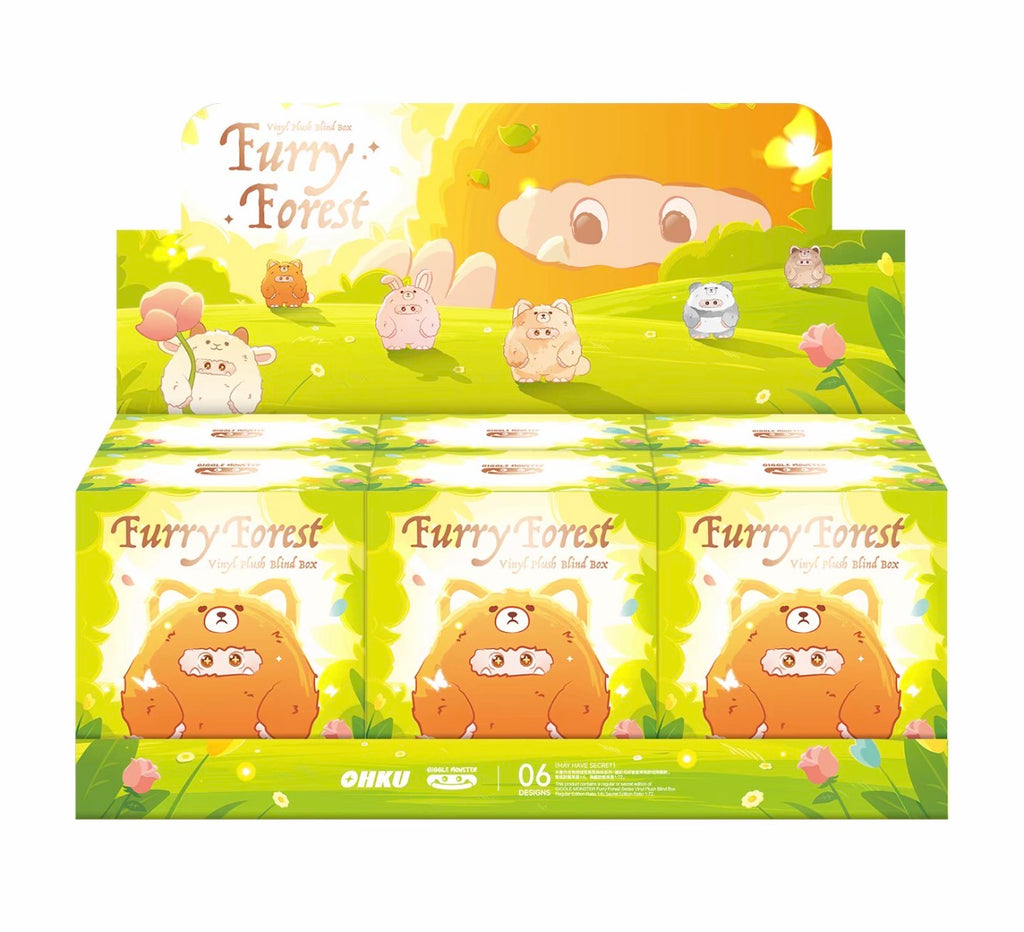 OHKU Giggle Monster Furry Forest V2 Blind Box 2+1 Gratis