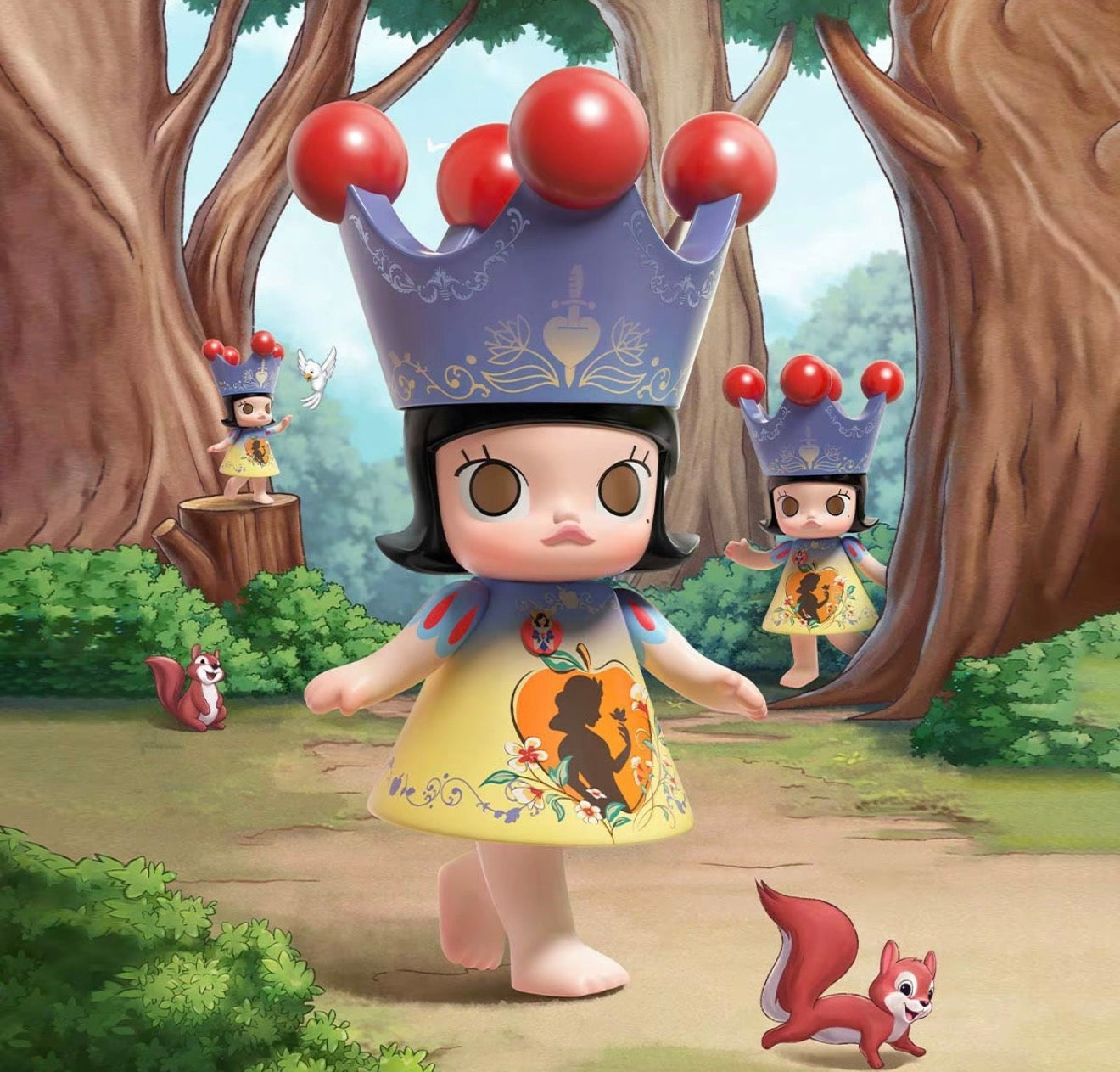POP MART MEGA ROYAL MOLLY 400% Snow White