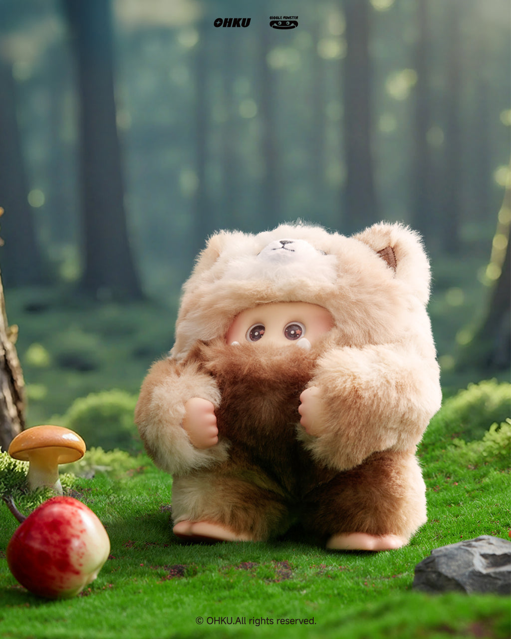 OHKU Giggle Monster Furry Forest (Blind Box) V2