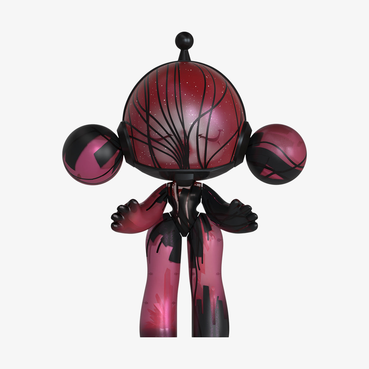 POP MART MEGA a SKULLPANDA 400% Red Crystal (EXCLUSIVE)