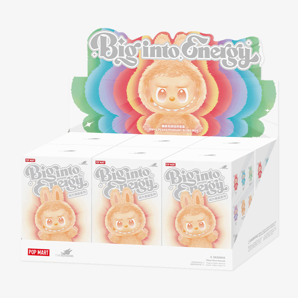 POP MART THE MONSTERS Big into Energy Series-Vinyl Plush Pendant Blind Box
