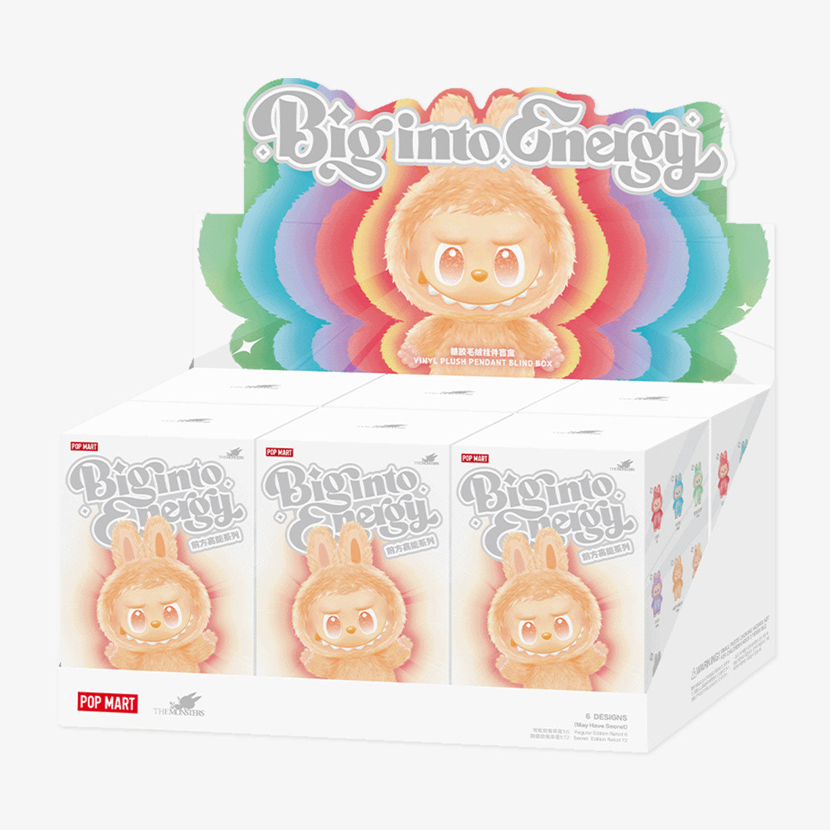POP MART THE MONSTERS Big into Energy Series-Vinyl Plush Pendant Blind Box