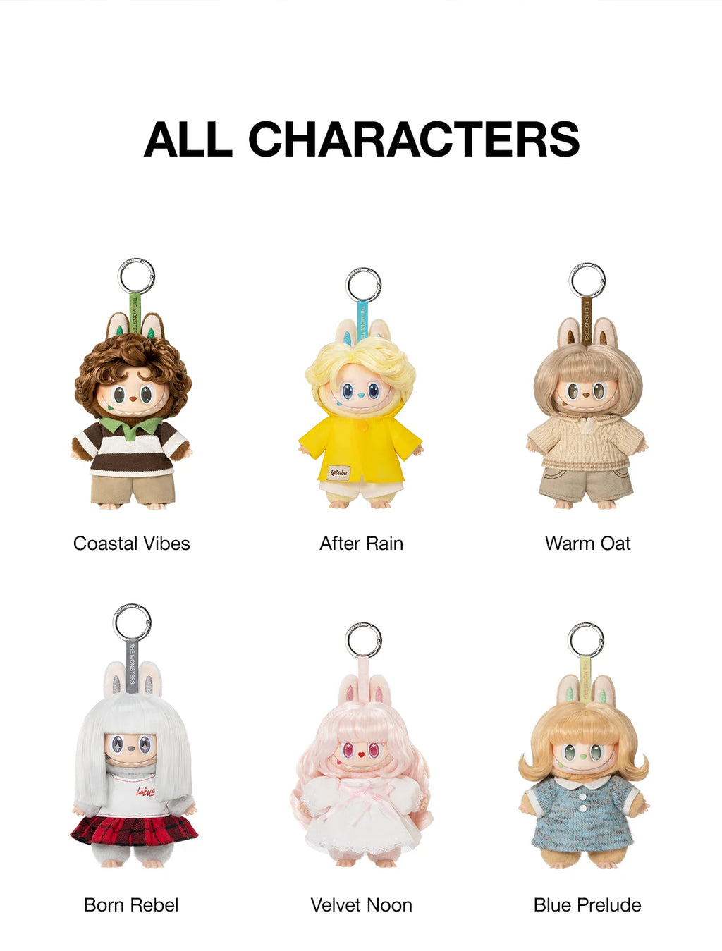 POP MART THE MONSTERS Hair Salon Series – Vinyl Plush Pendant Blind Box