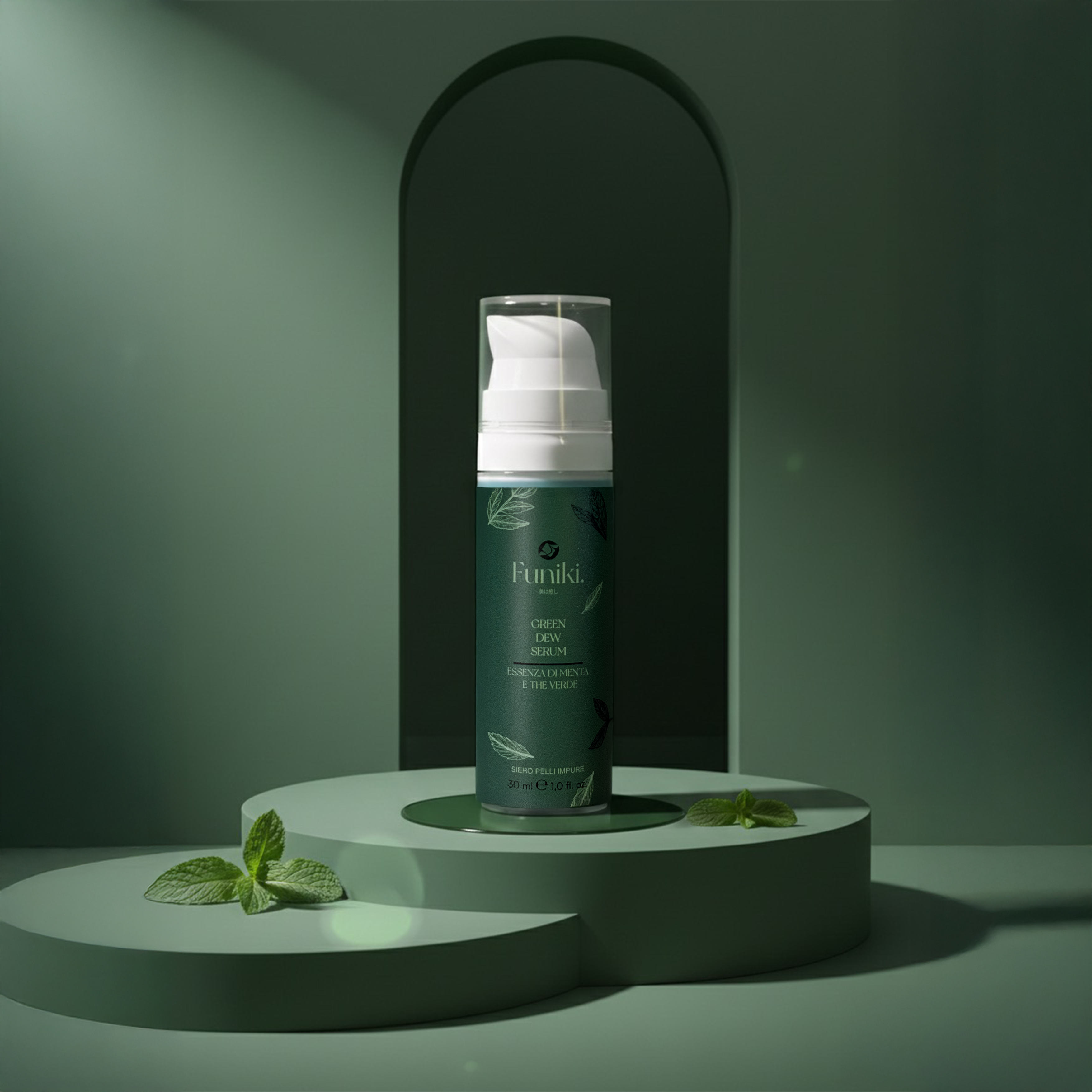 Green Dew Serum - Essenza di menta e the verde 30ml