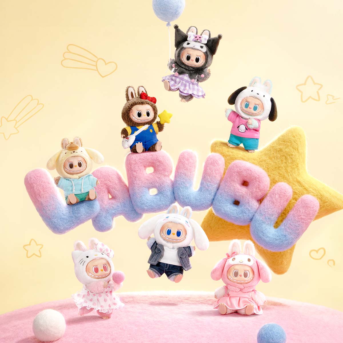 THE MONSTERS × Hello Kitty and Friends Series (Blind Box) IN ARRIVO