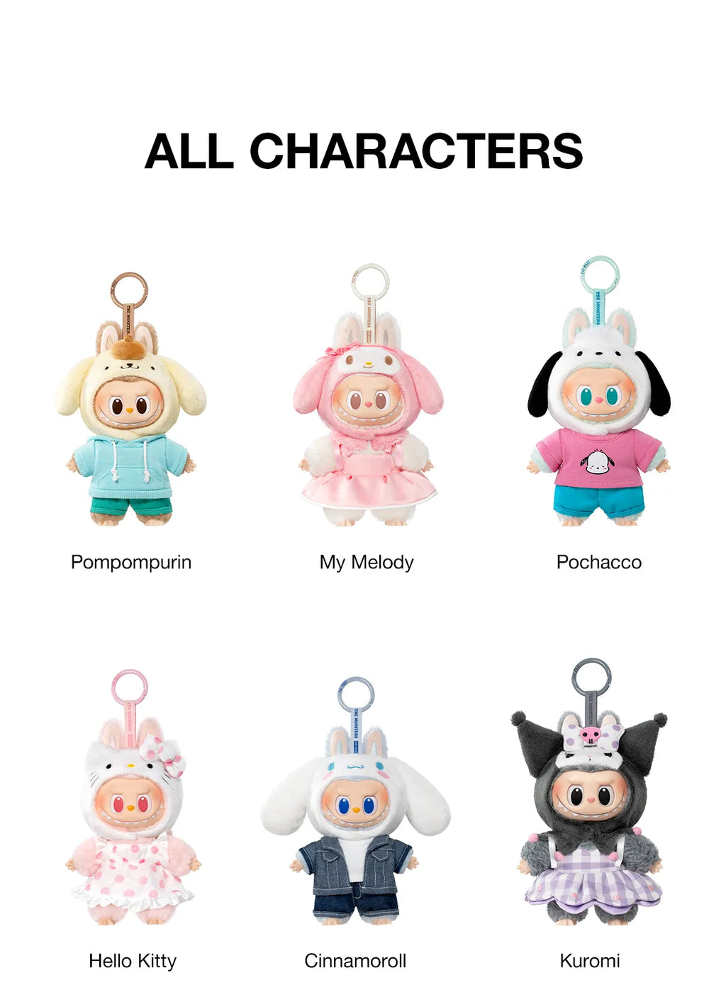 THE MONSTERS × Hello Kitty and Friends Series (Blind Box) IN ARRIVO