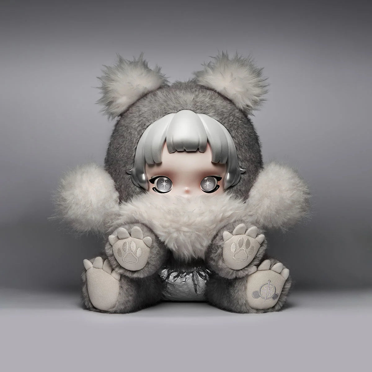 POP MART – SKULLPANDA Punk Panda Plush Doll