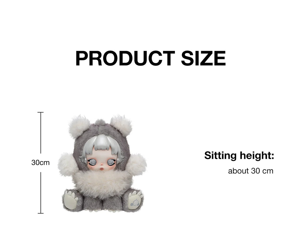 POP MART – SKULLPANDA Punk Panda Plush Doll